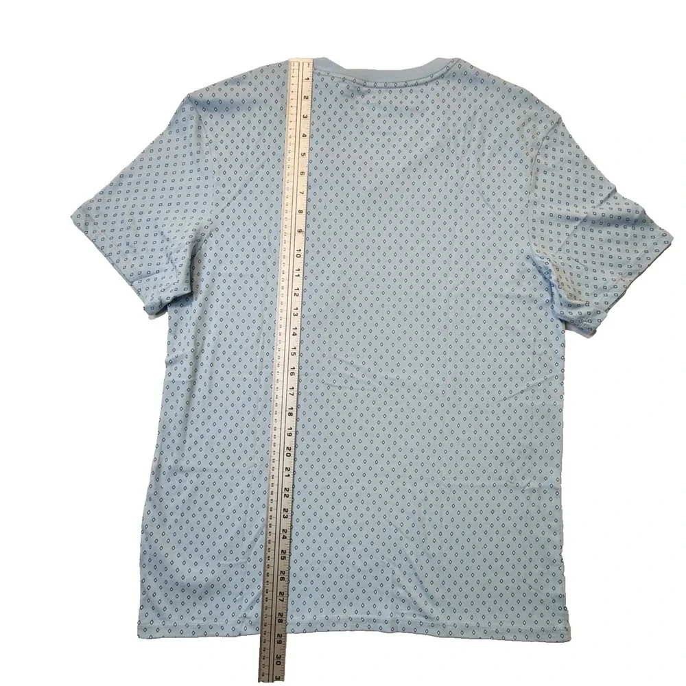 GUESS Los Angeles Men's Short Sleeve T-Shirt Size L Juliardo V-Neck Blue New - Picture 2 of 7